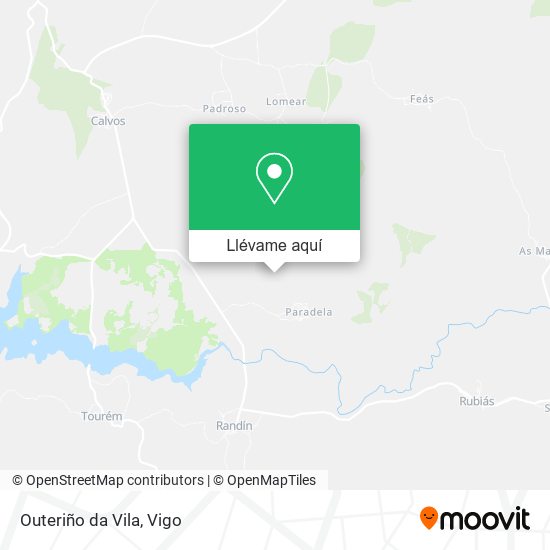 Mapa Outeriño da Vila