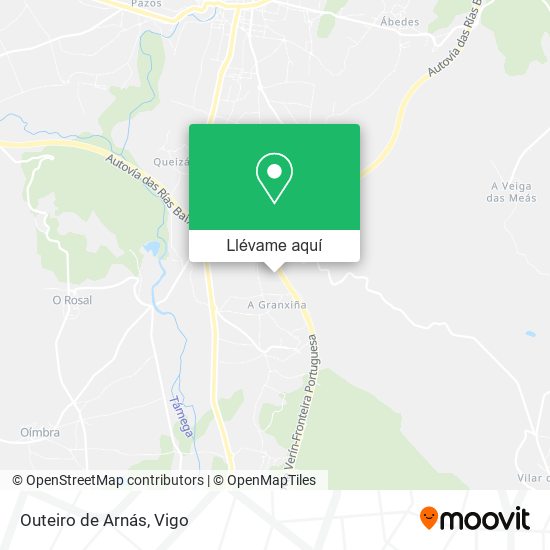 Mapa Outeiro de Arnás