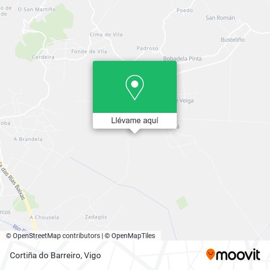 Mapa Cortiña do Barreiro