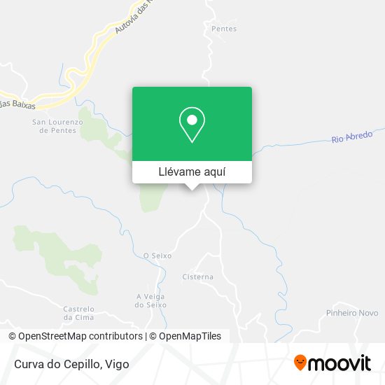 Mapa Curva do Cepillo