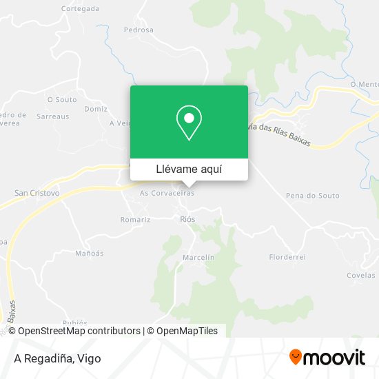 Mapa A Regadiña