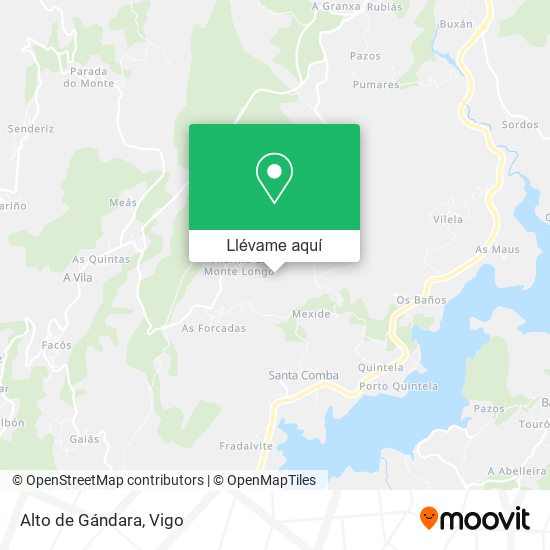 Mapa Alto de Gándara