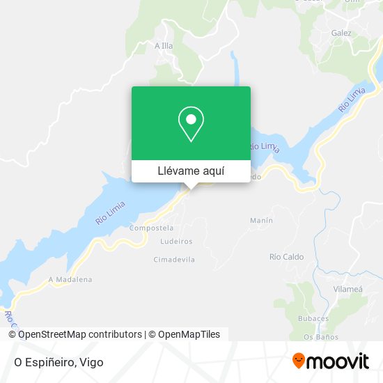 Mapa O Espiñeiro