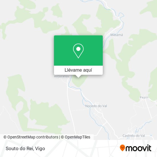 Mapa Souto do Rei