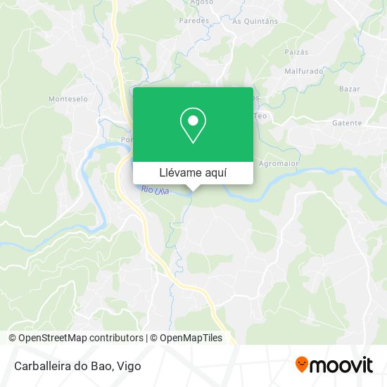 Mapa Carballeira do Bao