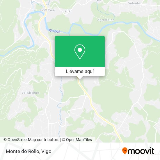 Mapa Monte do Rollo