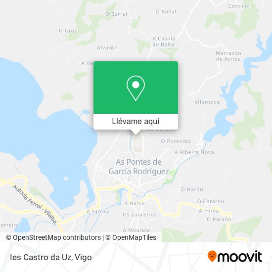 Mapa Ies Castro da Uz
