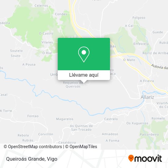 Mapa Queiroás Grande