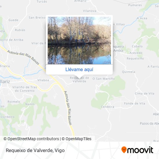 Mapa Requeixo de Valverde