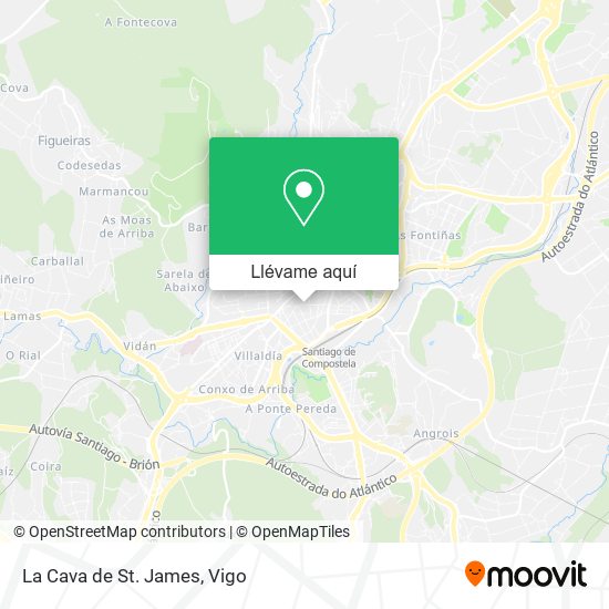 Mapa La Cava de St. James
