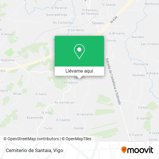 Mapa Cemiterio de Santaia