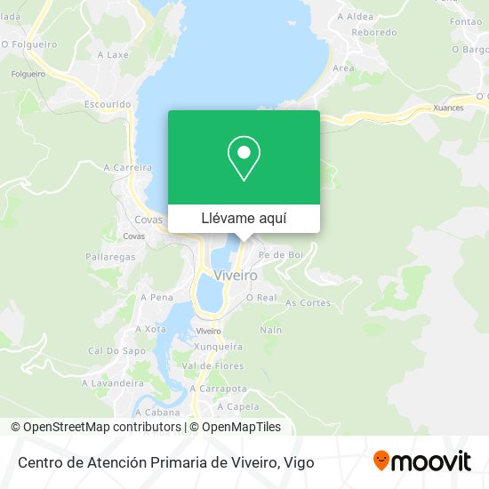 Mapa Centro de Atención Primaria de Viveiro