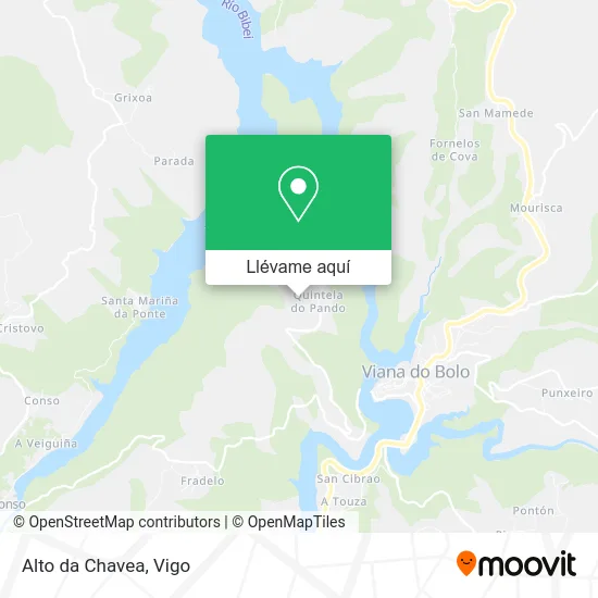 Mapa Alto da Chavea