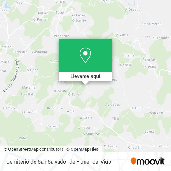 Mapa Cemiterio de San Salvador de Figueiroá