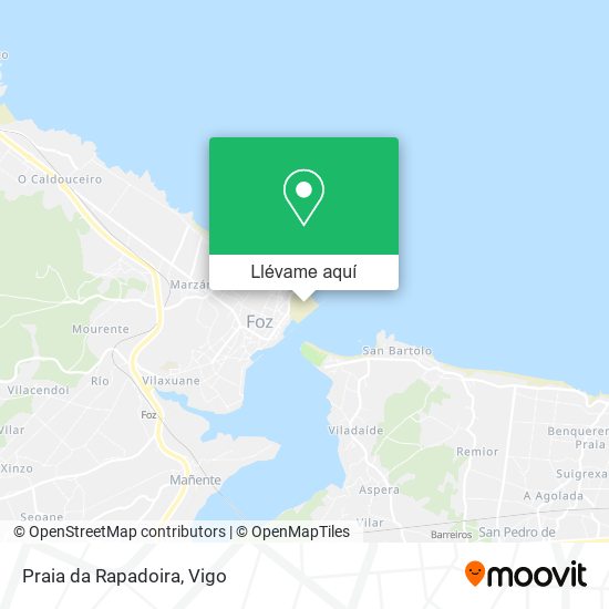 Mapa Praia da Rapadoira