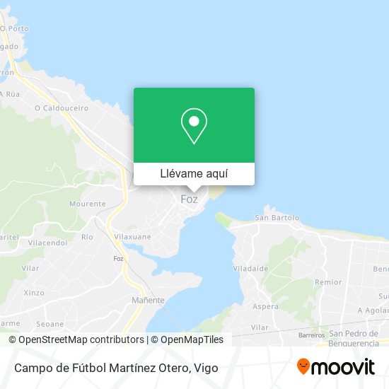 Mapa Campo de Fútbol Martínez Otero