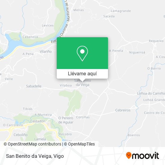 Mapa San Benito da Veiga
