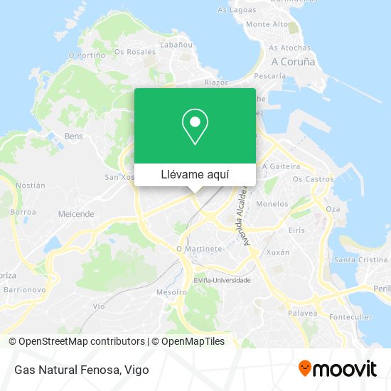 Mapa Gas Natural Fenosa