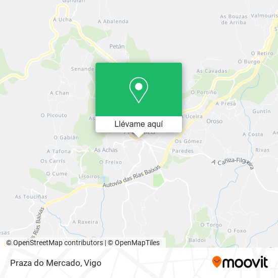 Mapa Praza do Mercado