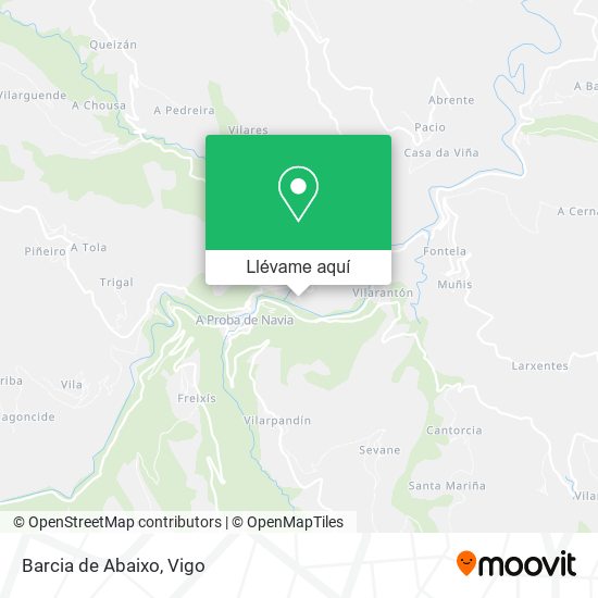 Mapa Barcia de Abaixo
