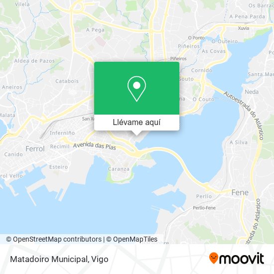 Mapa Matadoiro Municipal