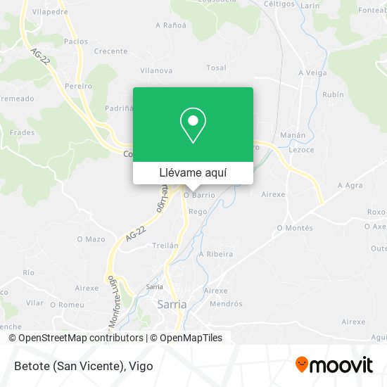Mapa Betote (San Vicente)