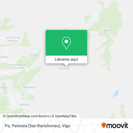 Mapa Pq. Penouta (San Bartolomeu)