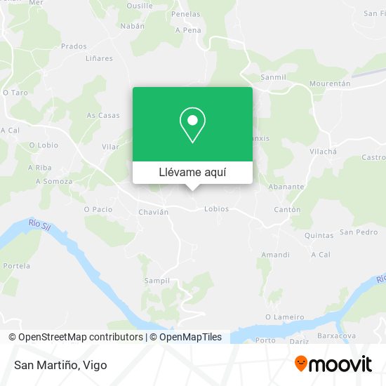 Mapa San Martiño