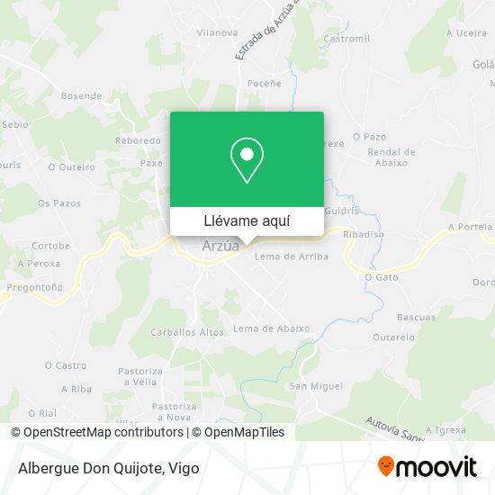 Mapa Albergue Don Quijote