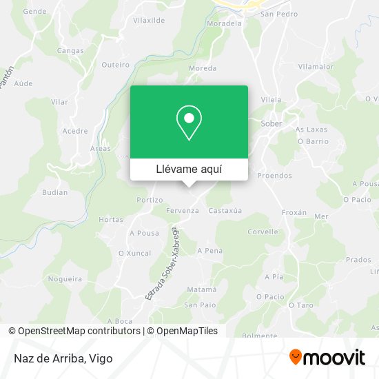 Mapa Naz de Arriba