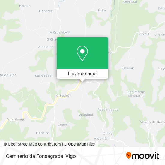 Mapa Cemiterio da Fonsagrada