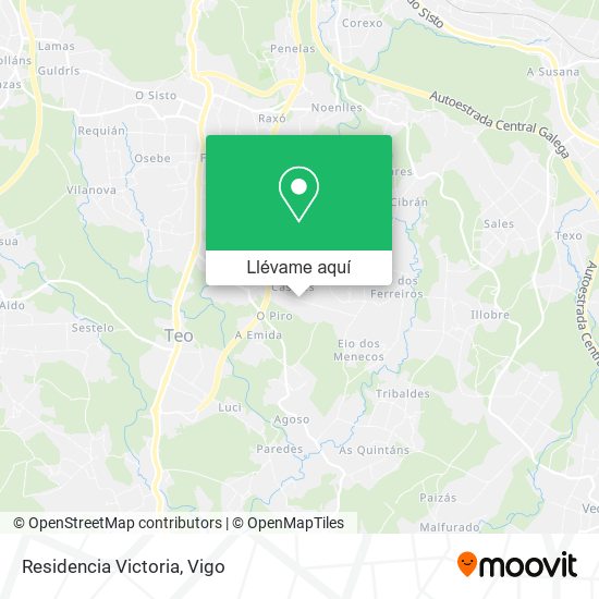 Mapa Residencia Victoria