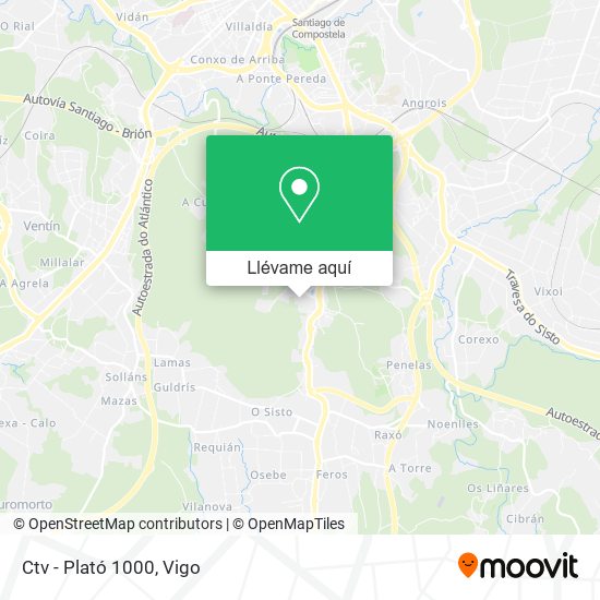 Mapa Ctv - Plató 1000