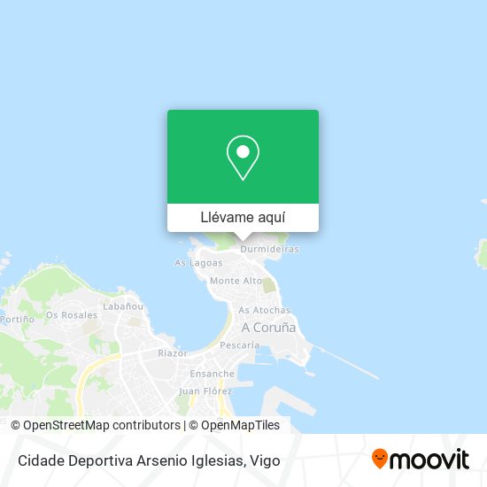 Mapa Cidade Deportiva Arsenio Iglesias