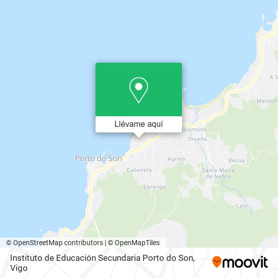 Mapa Instituto de Educación Secundaria Porto do Son
