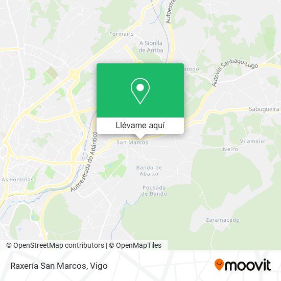 Mapa Raxería San Marcos