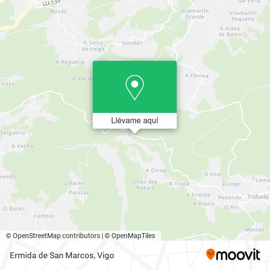 Mapa Ermida de San Marcos