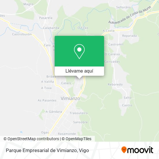Mapa Parque Empresarial de Vimianzo