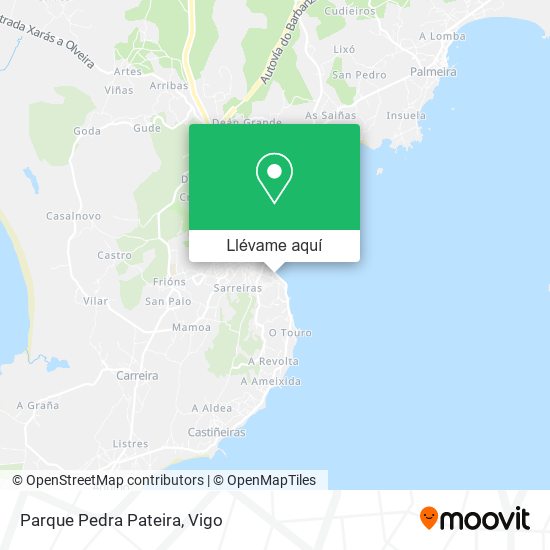 Mapa Parque Pedra Pateira