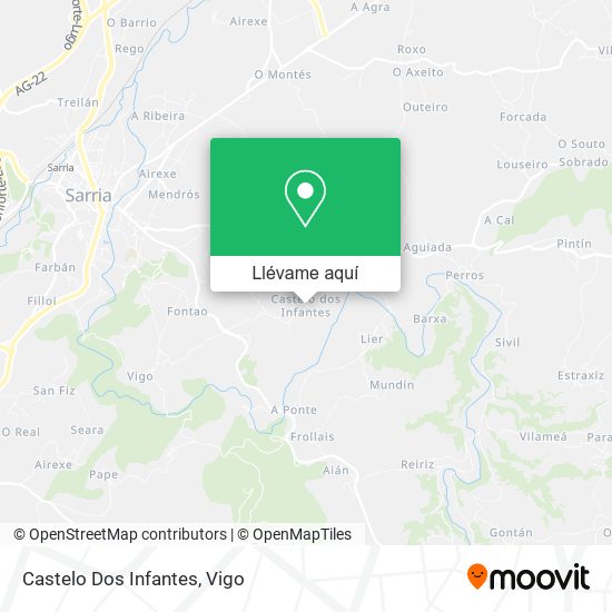 Mapa Castelo Dos Infantes