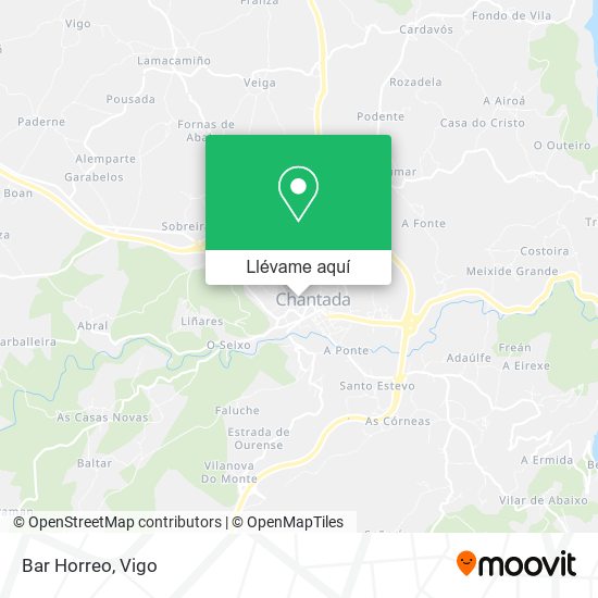 Mapa Bar Horreo