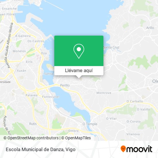 Mapa Escola Municipal de Danza