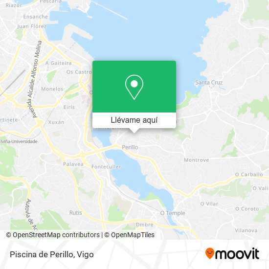 Mapa Piscina de Perillo