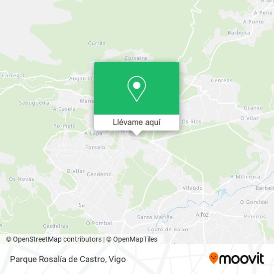 Mapa Parque Rosalía de Castro