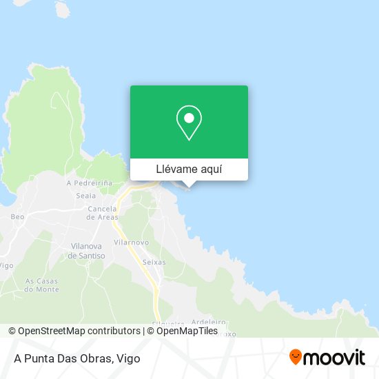 Mapa A Punta Das Obras