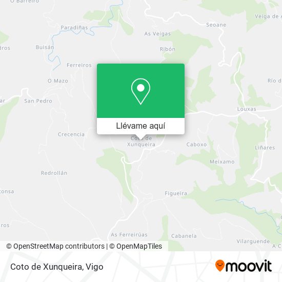 Mapa Coto de Xunqueira