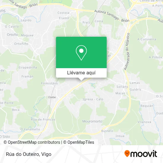 Mapa Rúa do Outeiro