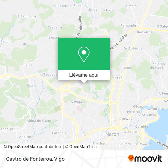 Mapa Castro de Fonteiroa