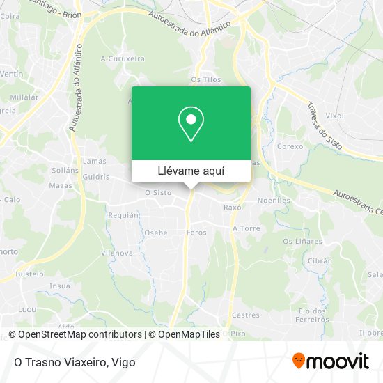 Mapa O Trasno Viaxeiro