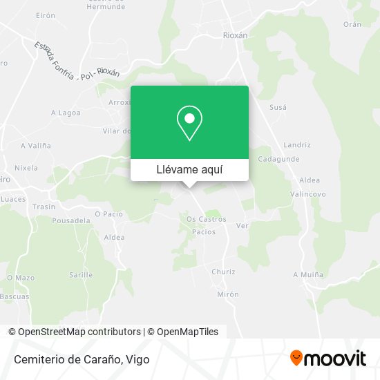 Mapa Cemiterio de Caraño